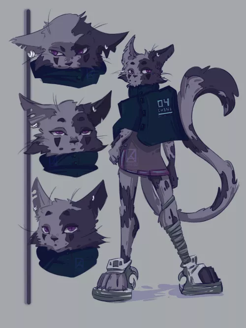 My first furry art ! Should I make more chara designs ?