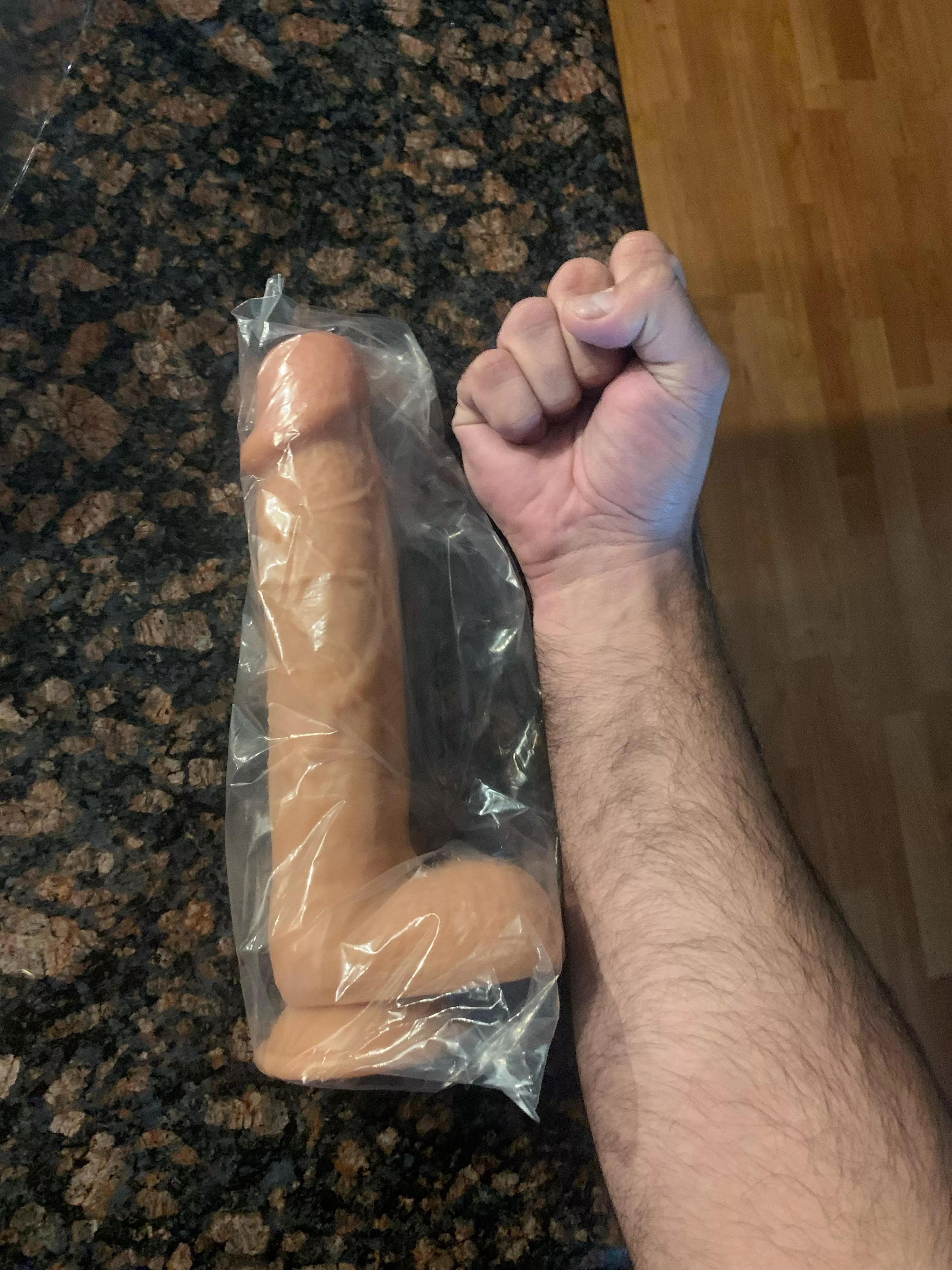 My husband is going away for the weekend and I just got this monster in the mail. I’m gonna get high and fuck my hole raw all weekend long. I’m so excited! I didn’t think it would be so big.