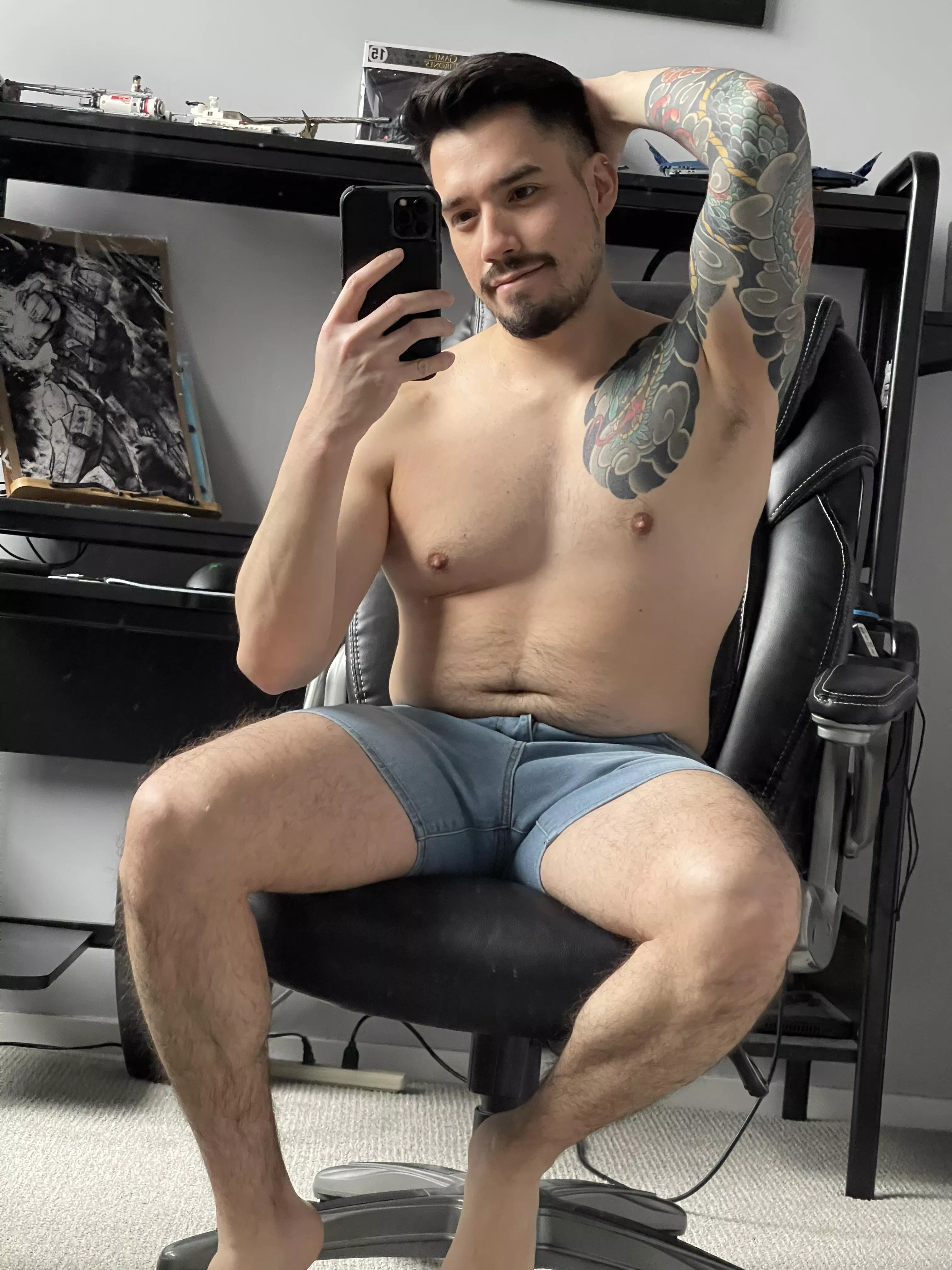 Never thought I’d be a denim shorts kind of person