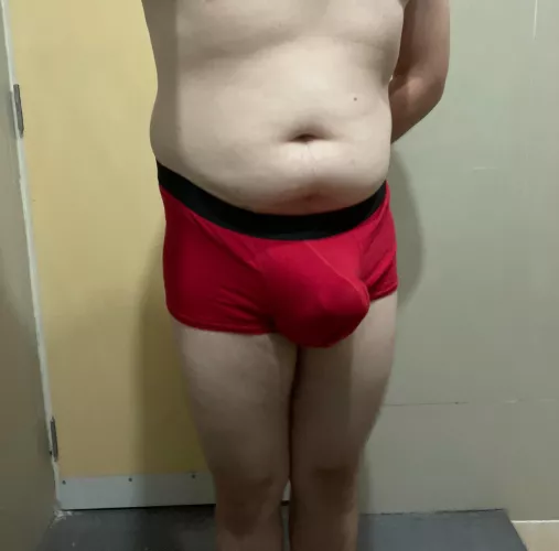 Pretty visible boner