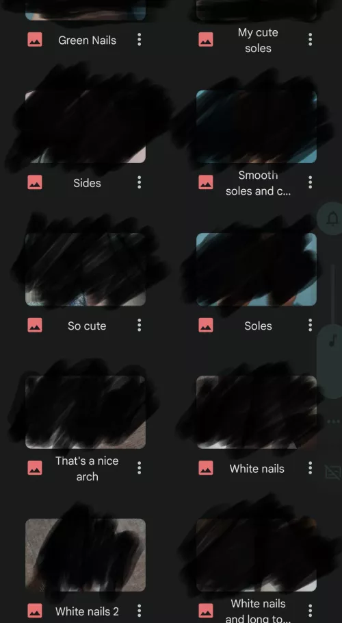 [selling] Saturday is feet day! A whole drive folder of cute feet with long toes. Weekly uploads. Yearly access $200. I'm also taking ownership requests of feet pups Kik: angelgoddess263