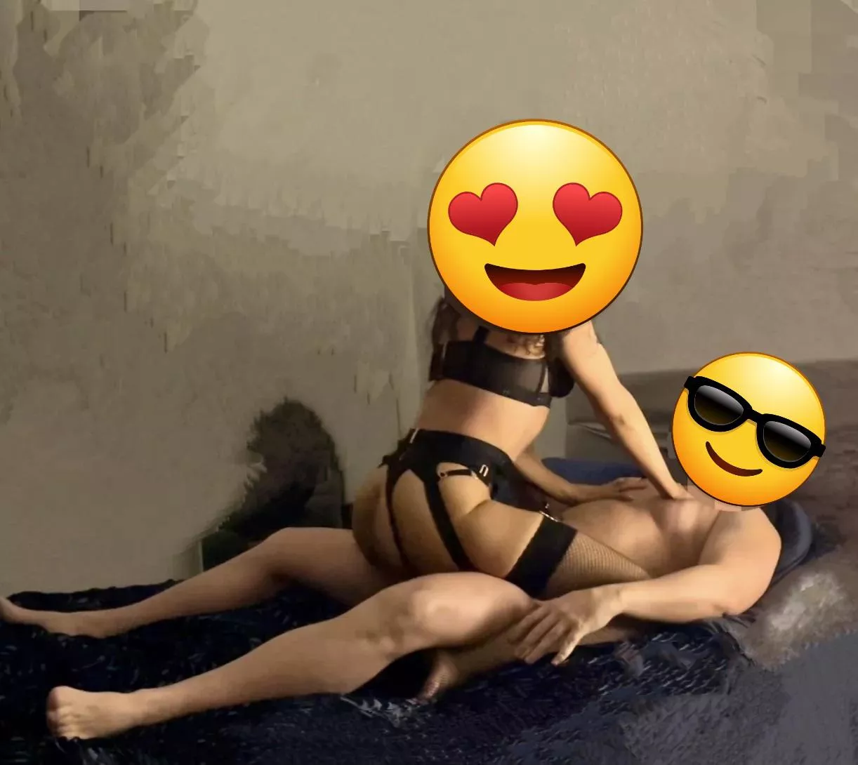 Showing my husband just how well I can ride my bull