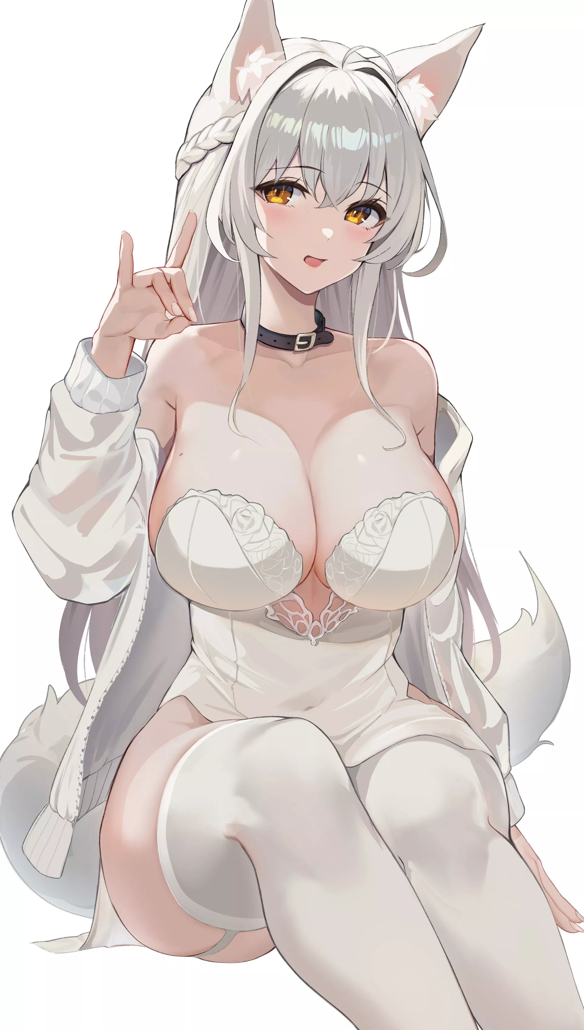 Silver Oppai Fox