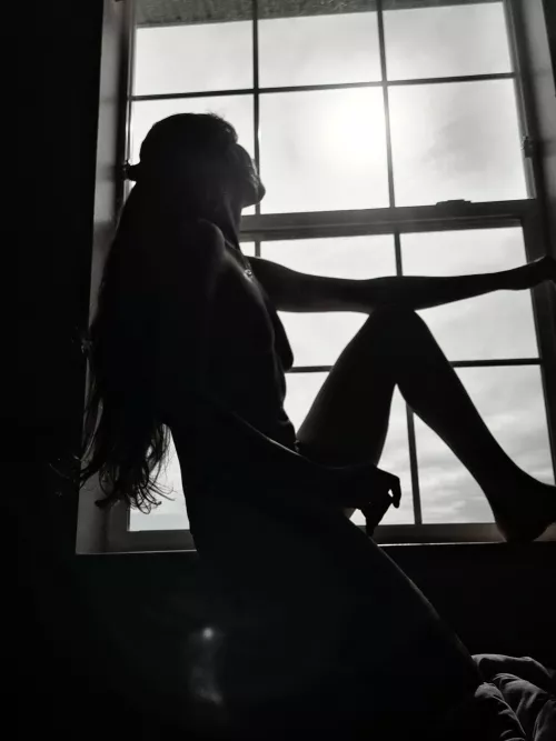 Sitting in the window