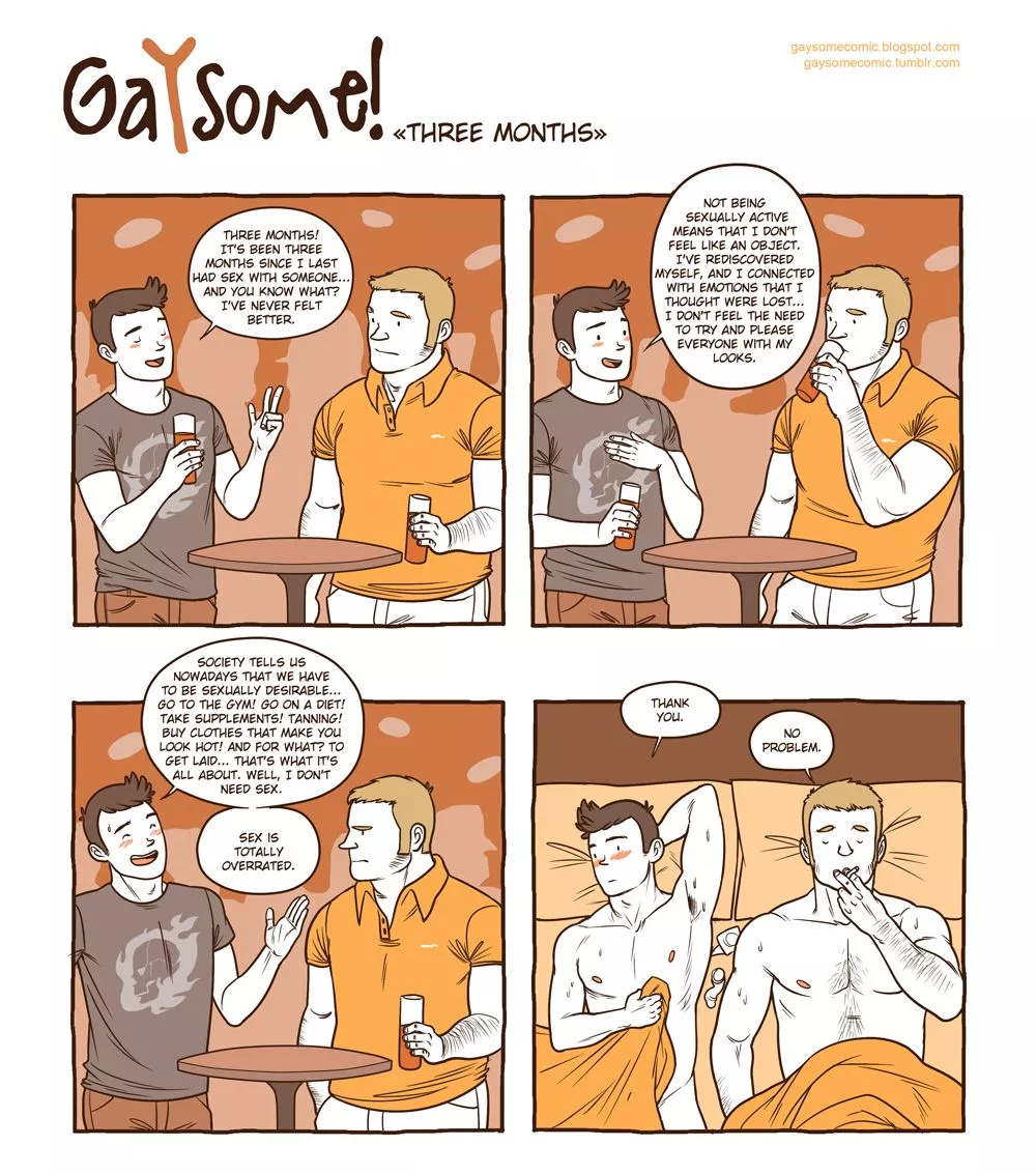 Three Months (Gaysome)[Humour]