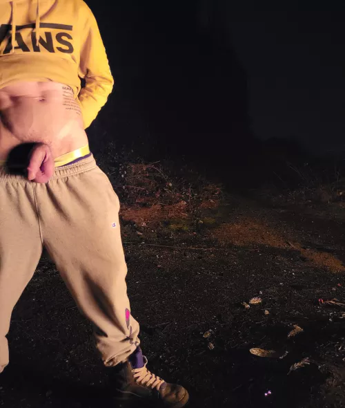 Warming up by the fire