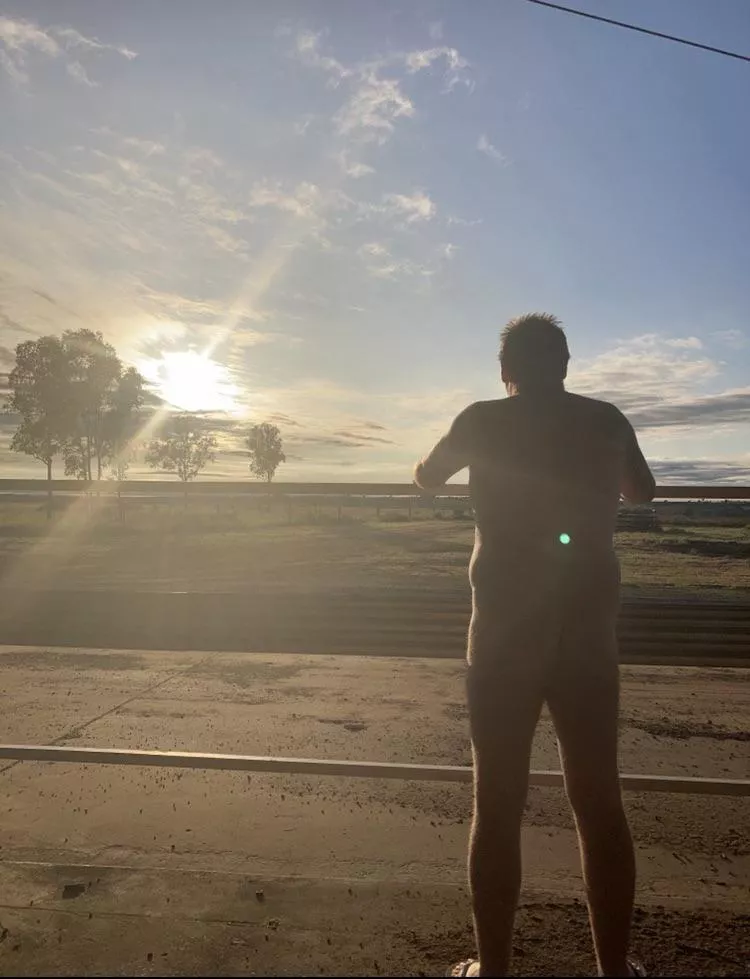 Watching the sunrise