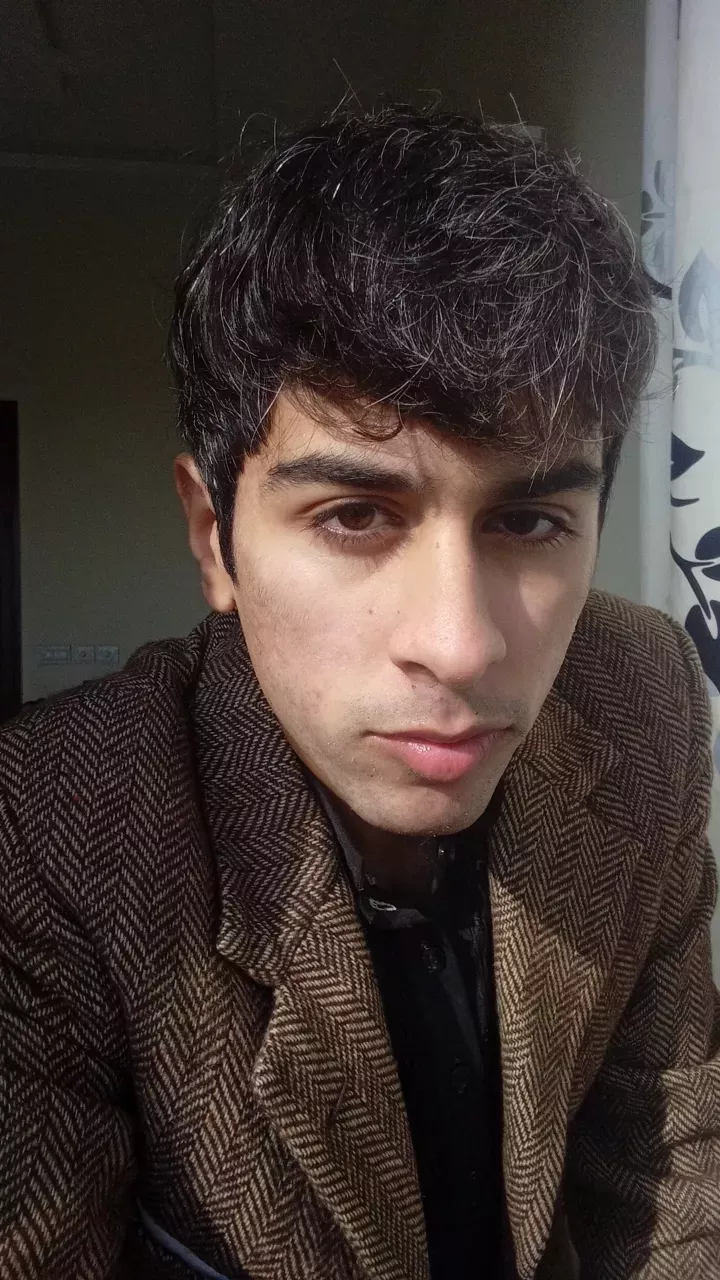 wearing my grandad old vintage coat