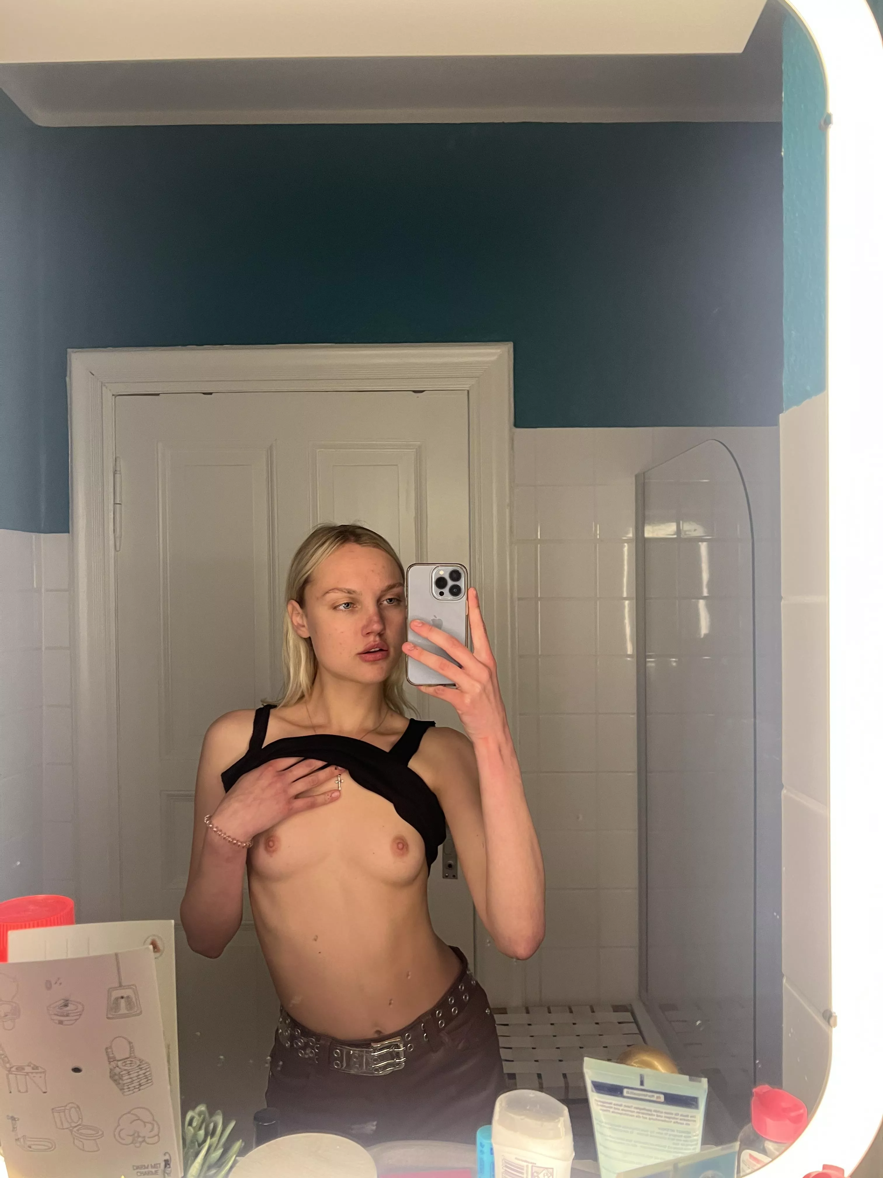 Would you lick whipped cream off these tits? 👅