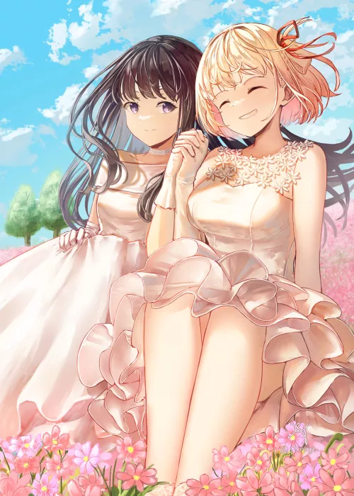 You can never have enough Chisato and Takina 🌸 [Lycoris Recoil]