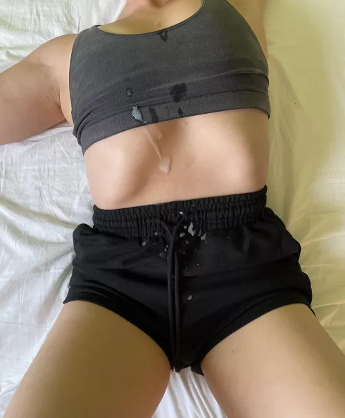 Came all over my outfit