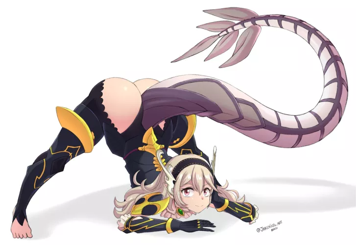 Corrin doing the challenge