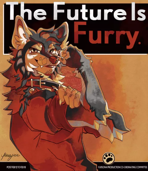 furry propaganda art i was commissioned to do [my art!]