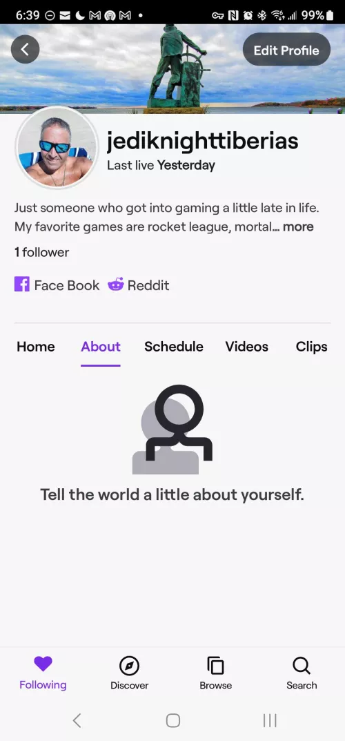 How do I update this part of my profile?