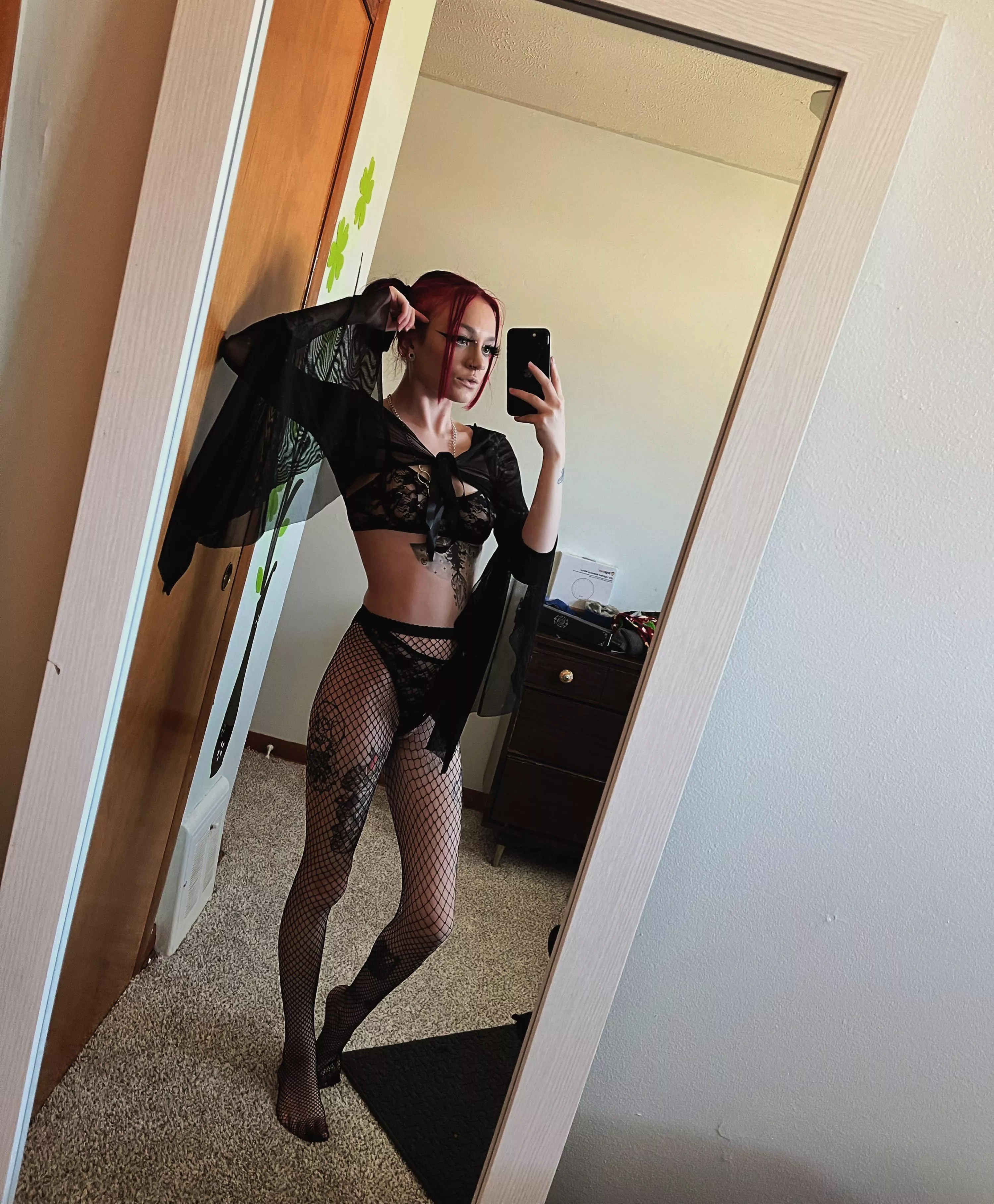 I look like a vampire except I suck your cum 😉