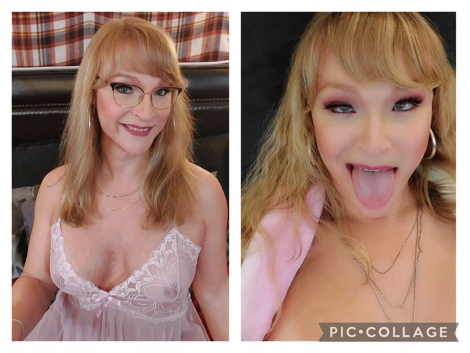 I love getting dolled up and making this face when a guy's about to cum on me (oc)[T]