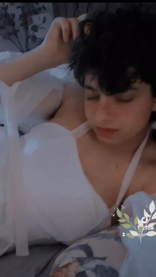 I love wearing dresses when I’m home alone