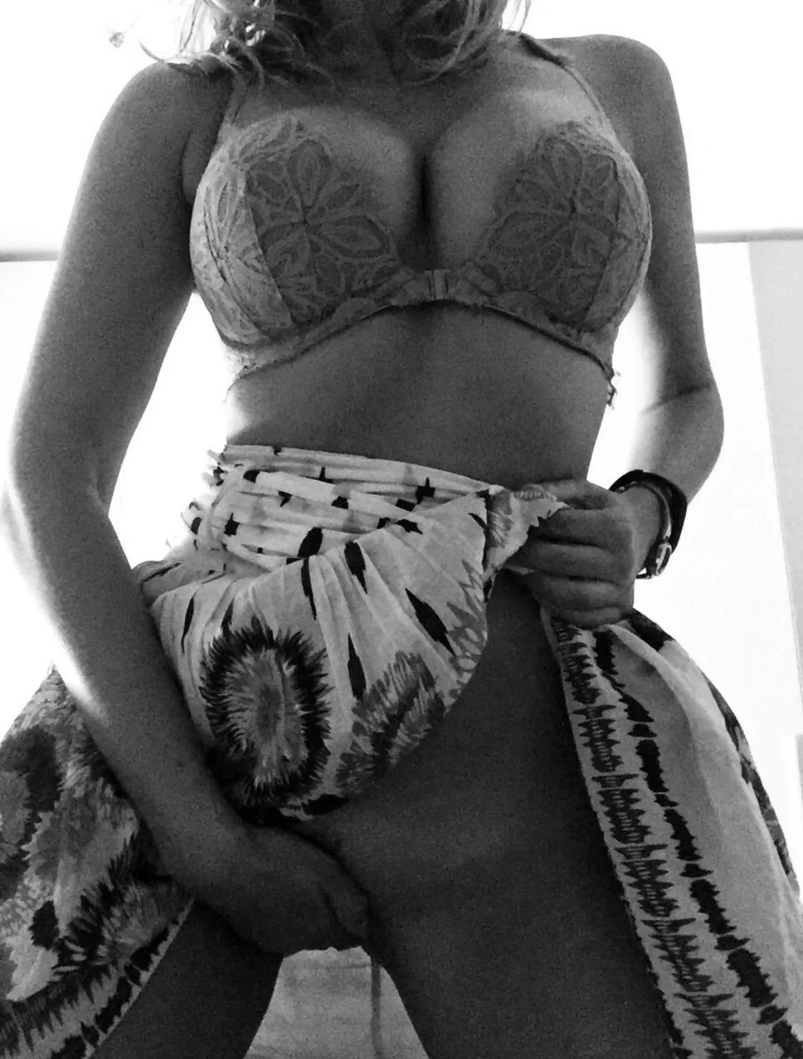 I love wearing summer dresses with no underwear, you never know when a breeze might give away your secret