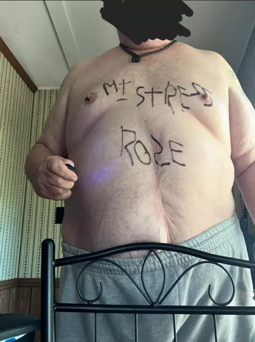 Introducing Mistress's slave he is collared and caged.