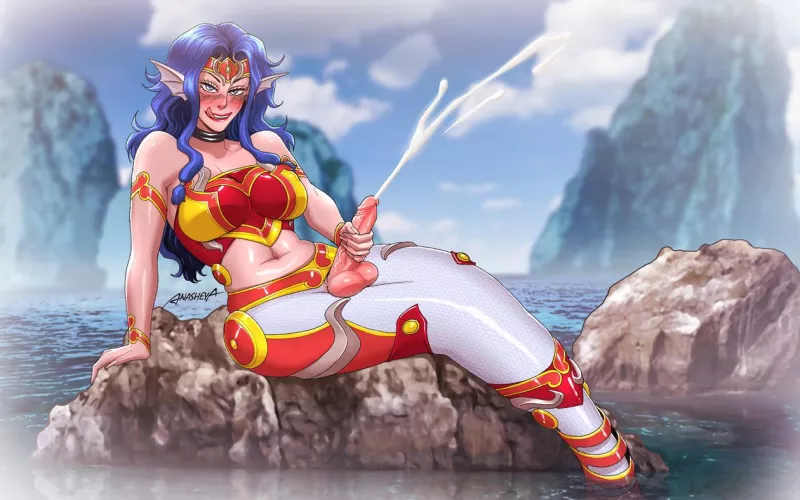 Lets go for a swim big boy.