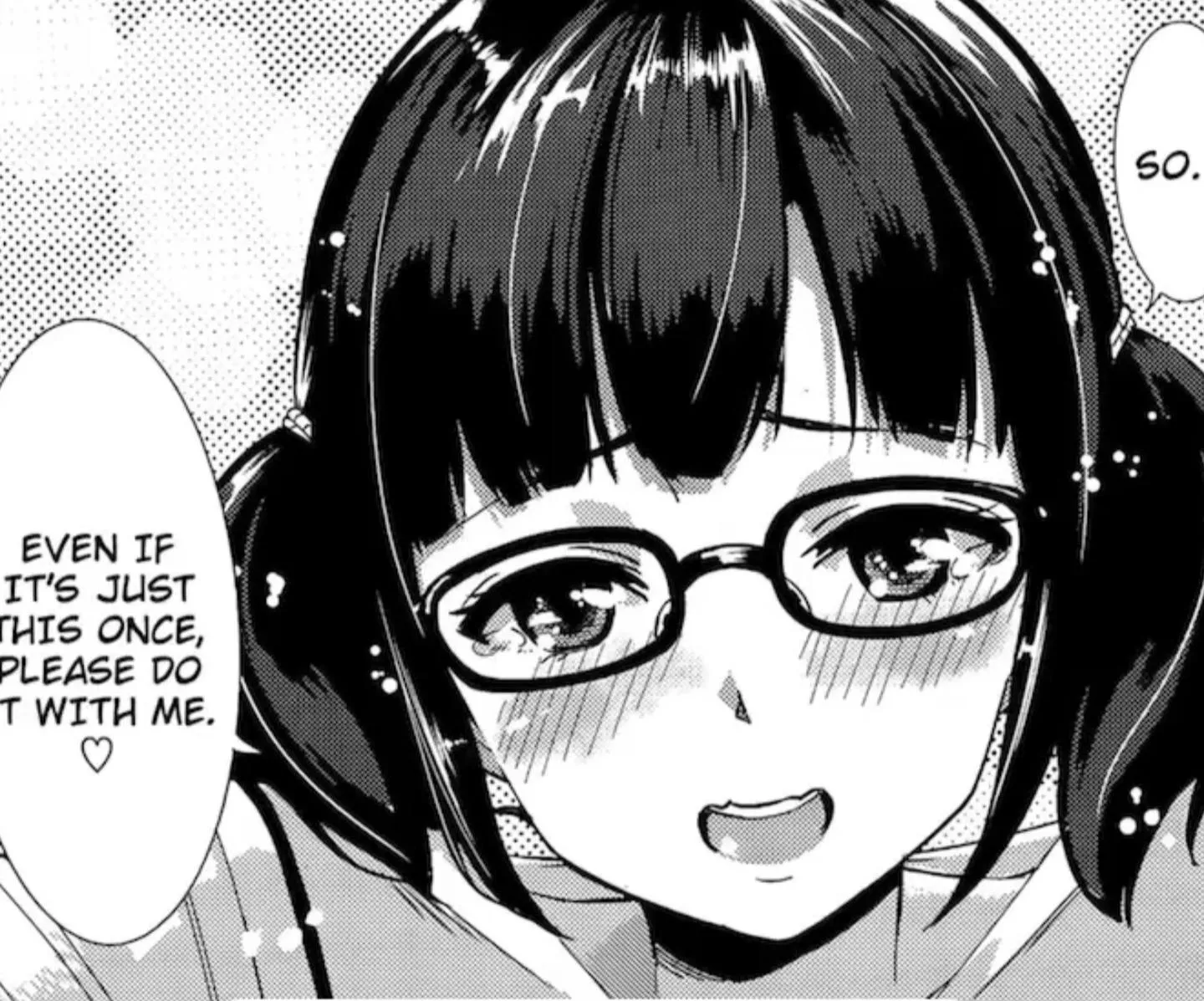 LF Mono Source:1girl, glasses, tears, blushing, hair bands, 