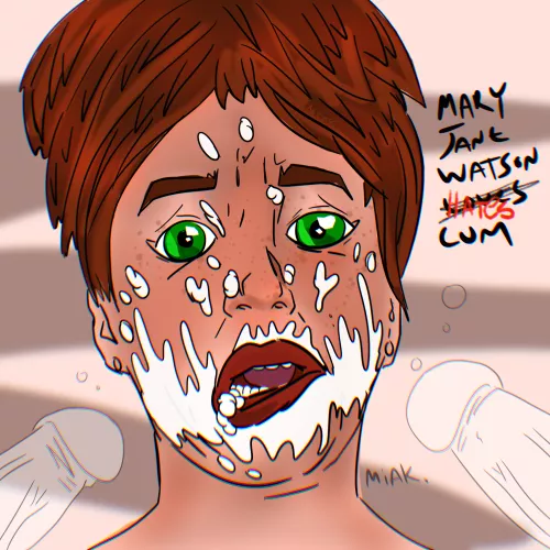 Mary Jane hates cum, but loves to be used (Miak) [Marvel]