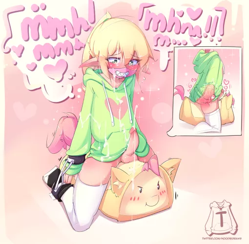 Max riding his sybee-an (t-hoodie)