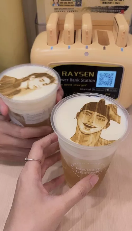 My drink today, he’s part of me now 😌