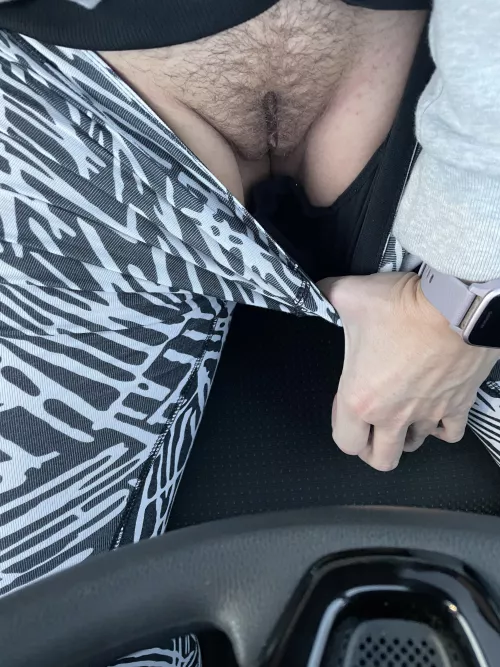 Peek while out running errands