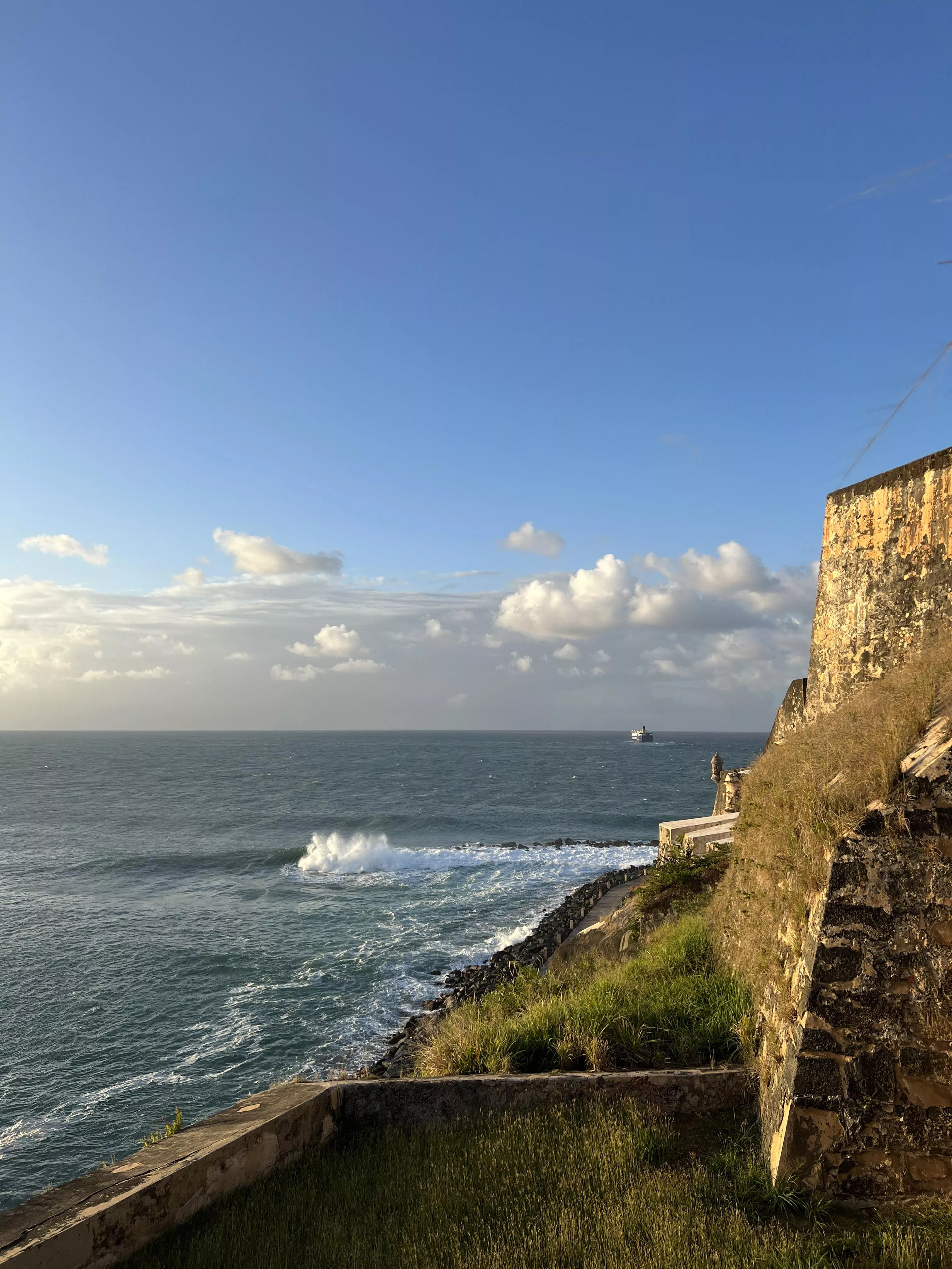 San Juan’s bay this afternoon.