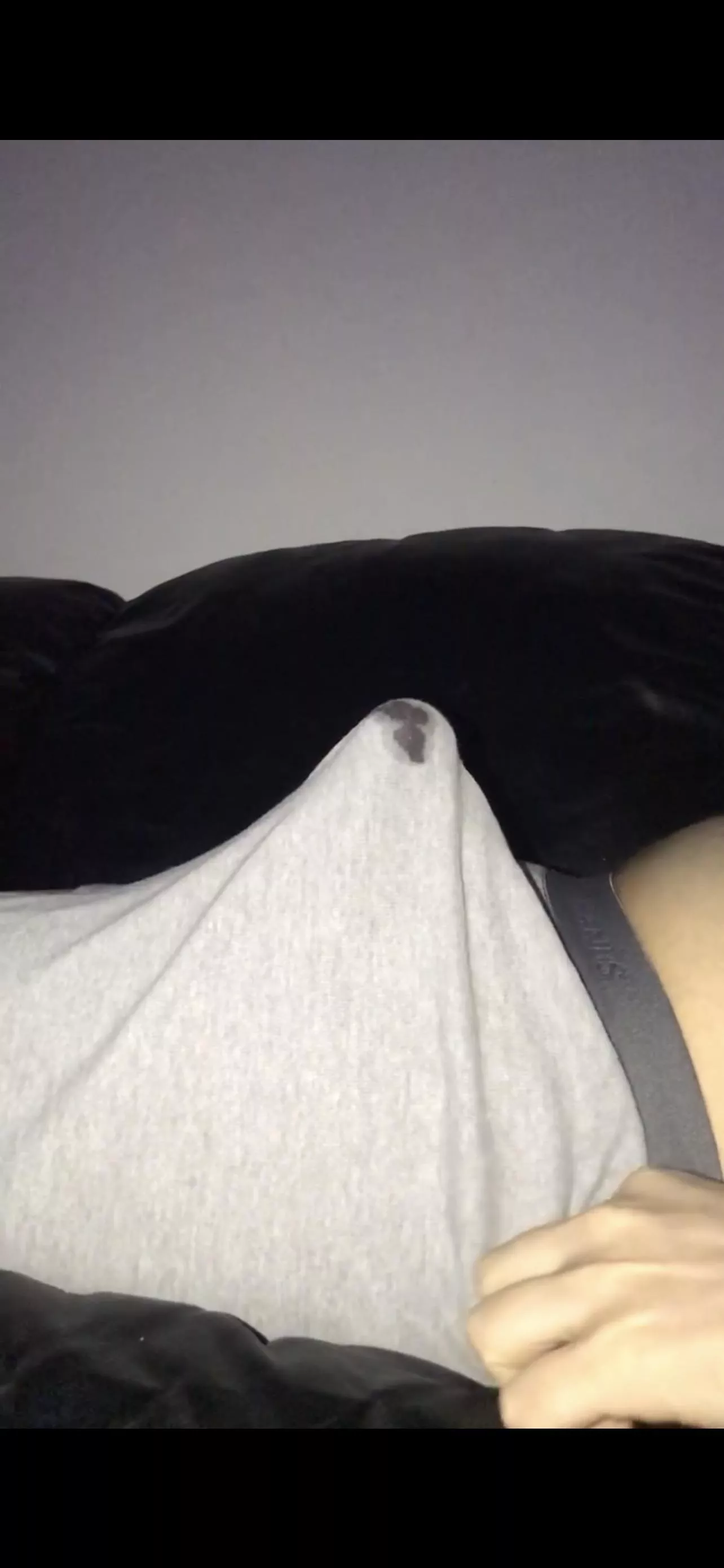 Sometimes the growing bulge in my boxer briefs makes me precum a bit 😏… (OC)