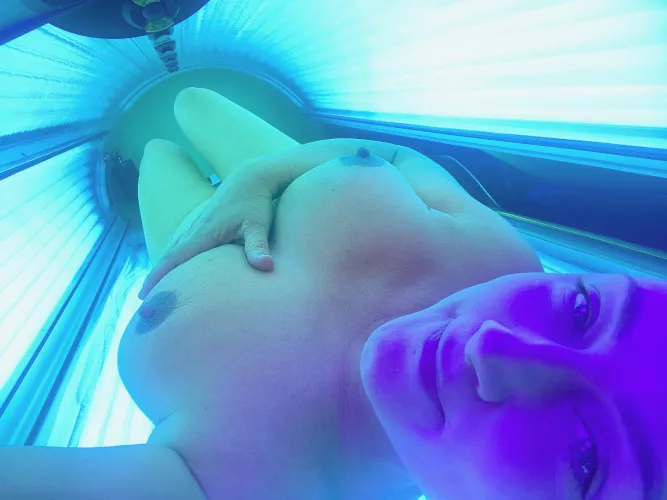 Tanning naked in the winter is a must! 😛