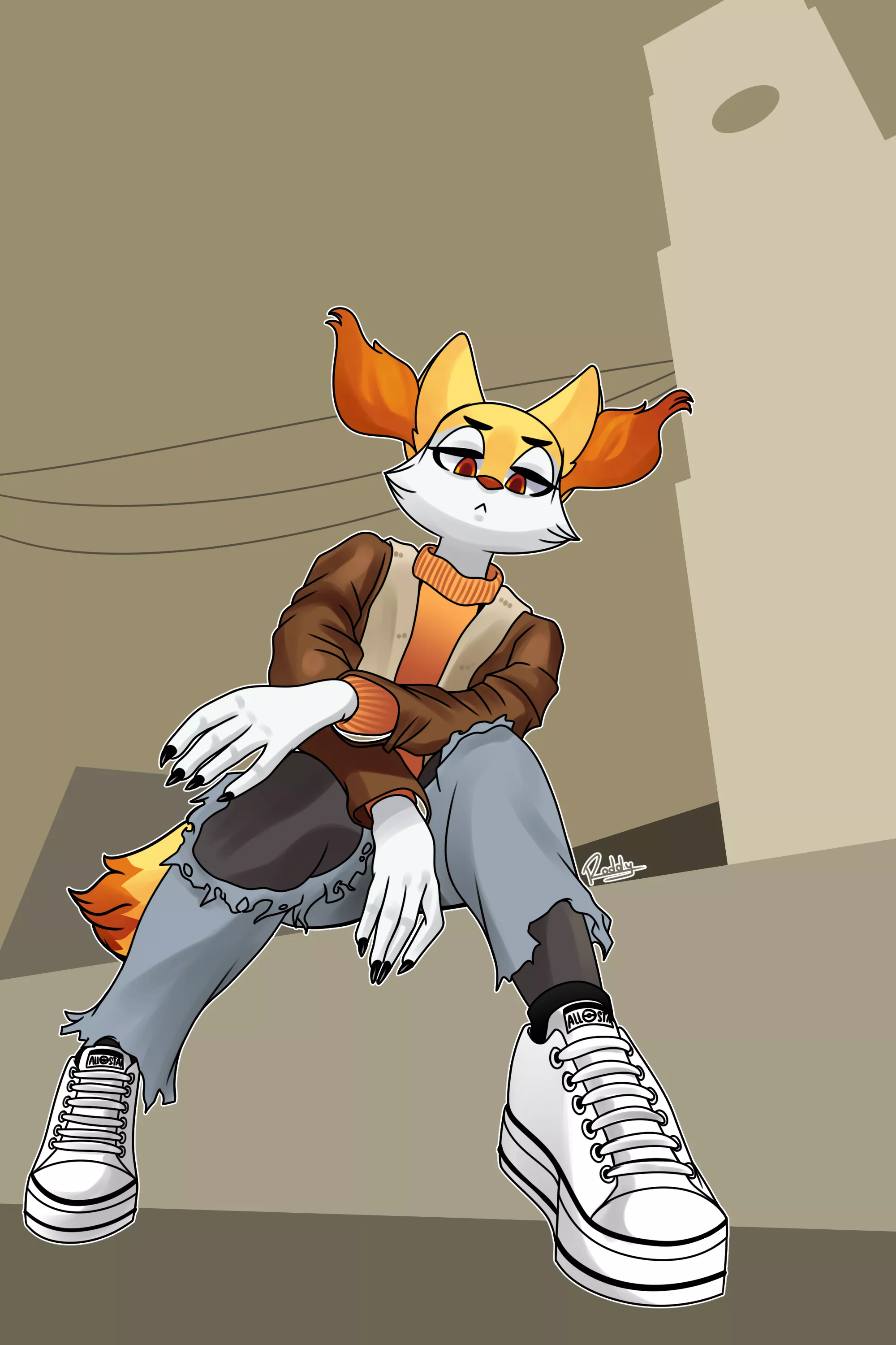 This girl has style🤑 (Art by me:D)