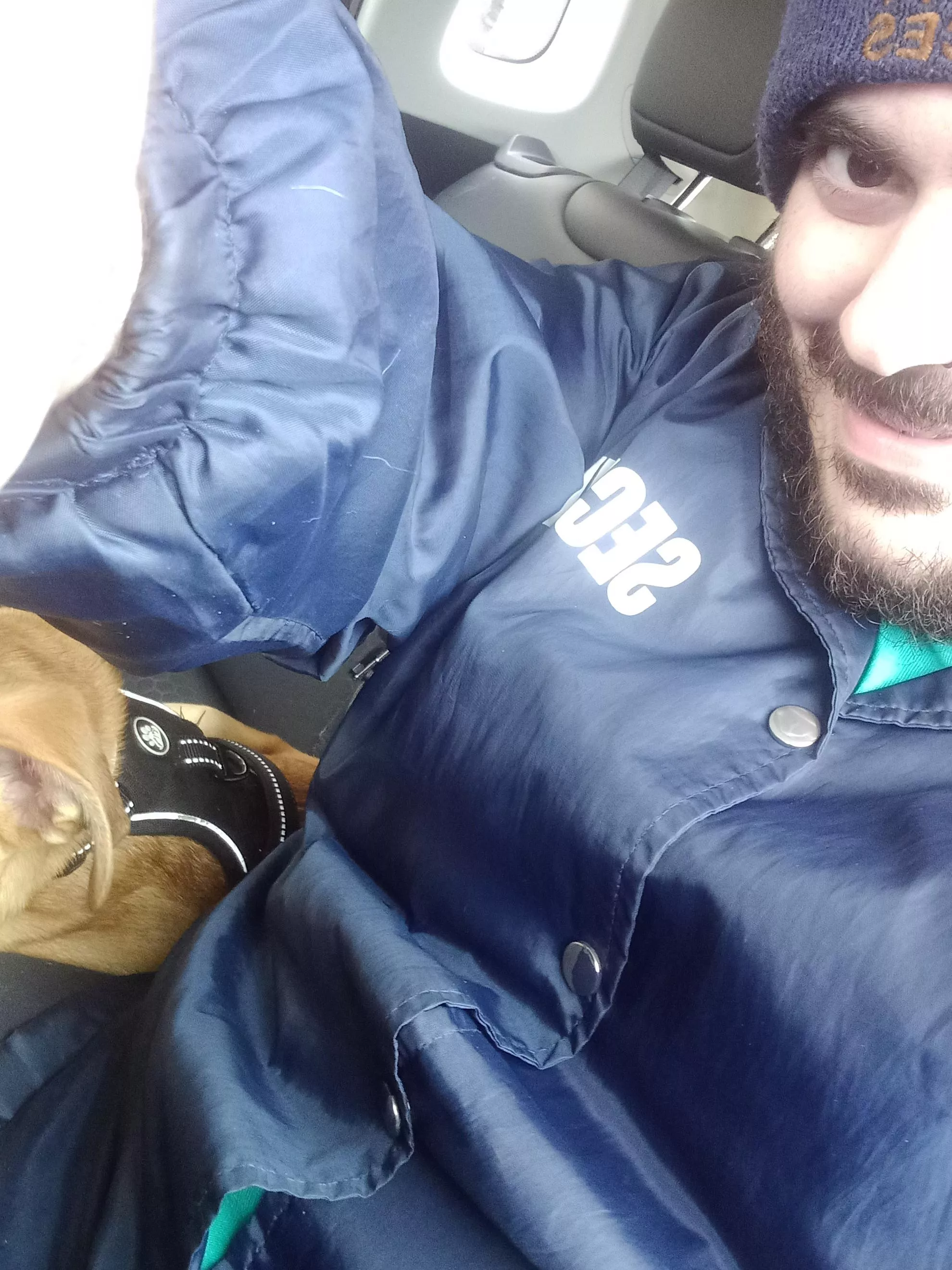 took the doggy to work with me