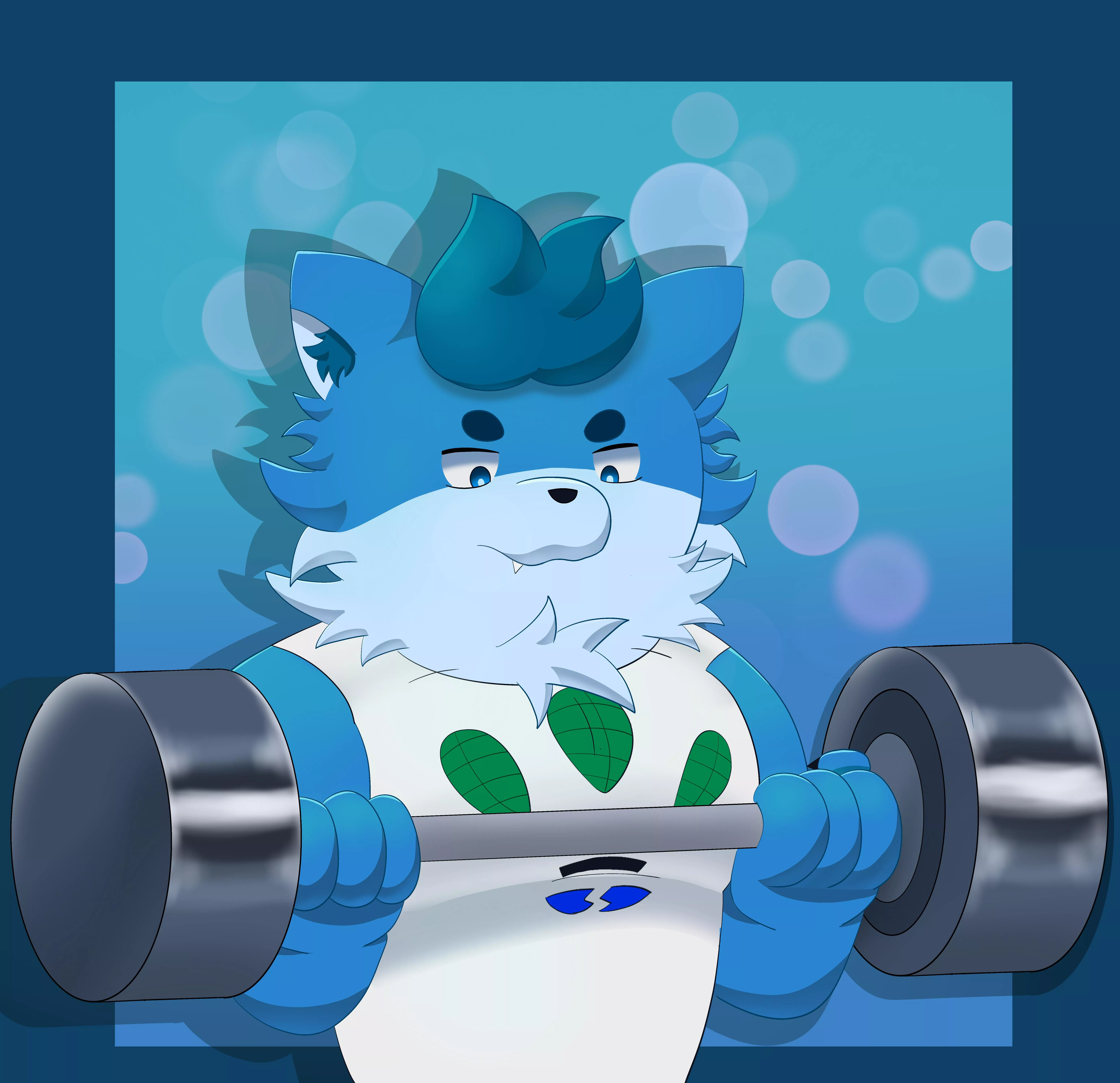 Upper body training (art by me)