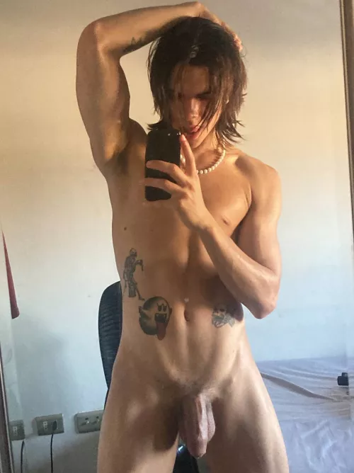 Wanna lick my whole body?