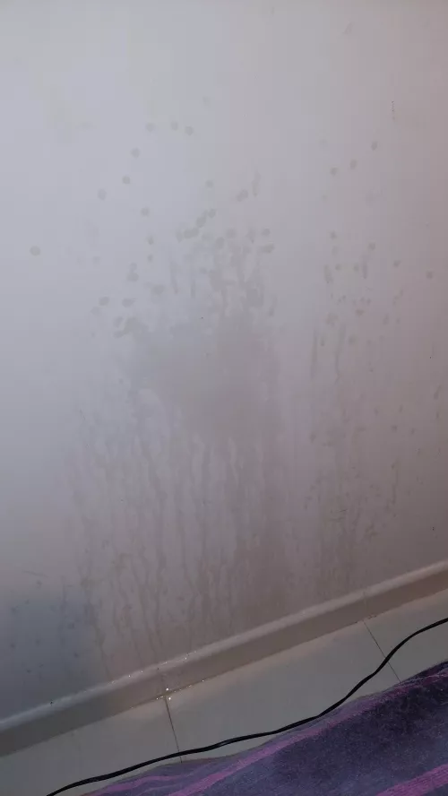 Well.... that was very good, but i made a mess of the wall at the end of my bed!