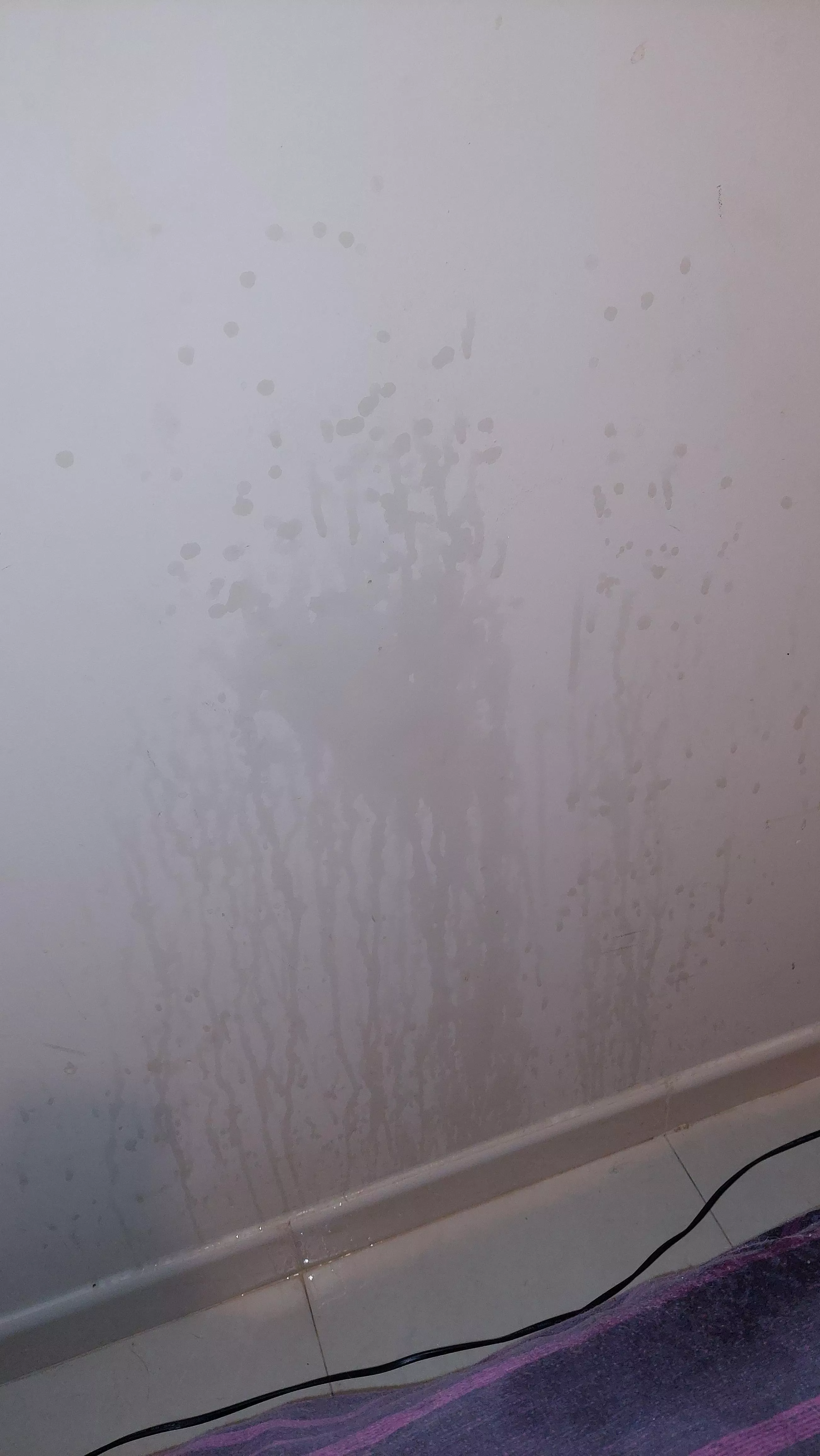 Well.... that was very good, but i made a mess of the wall at the end of my bed!