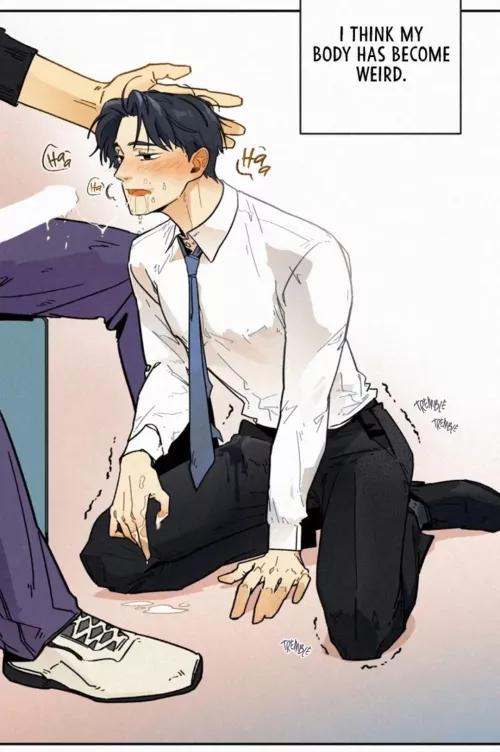 What a sexy expression [Run Away Assistant Manager Ha]