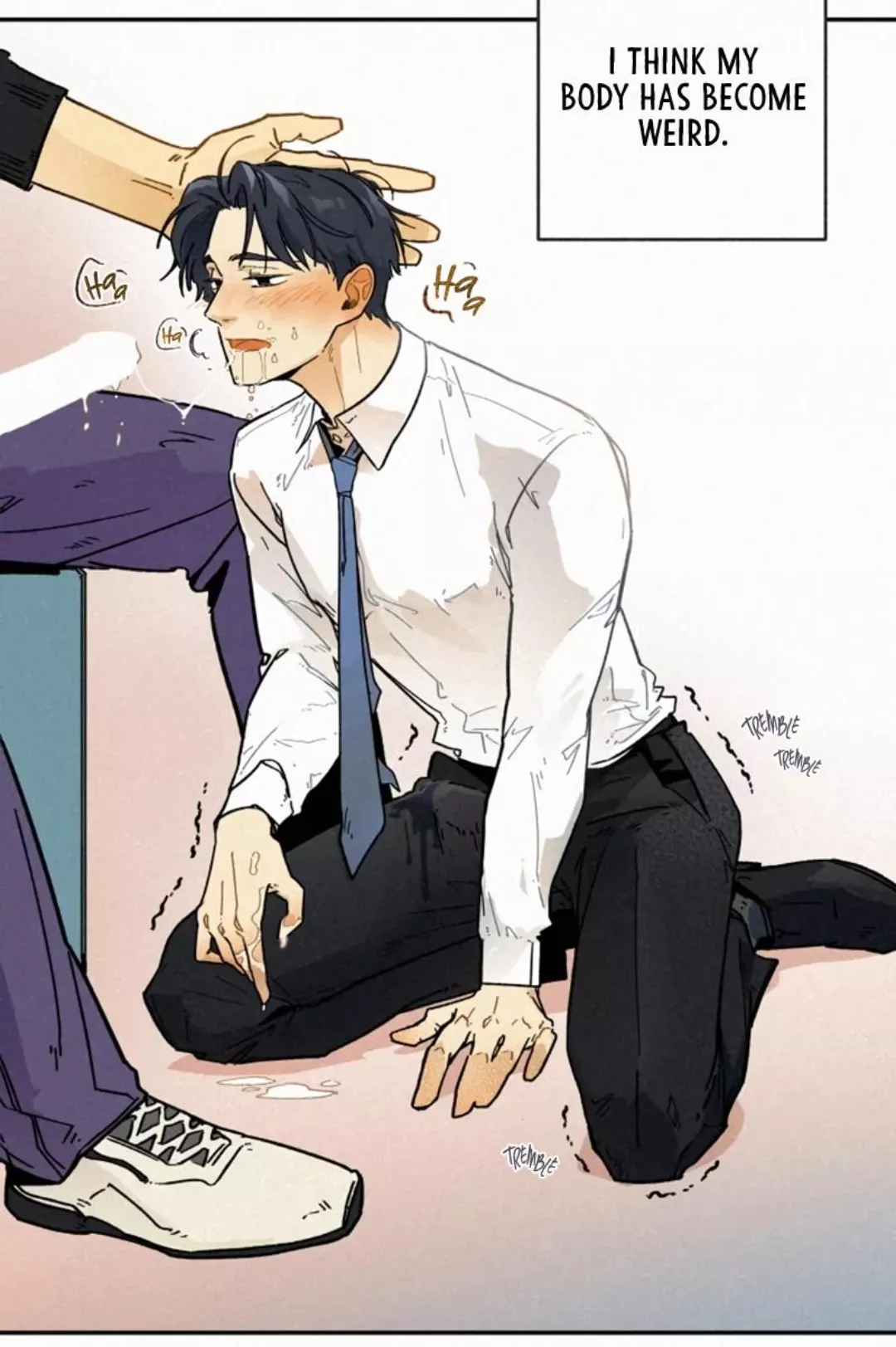 What a sexy expression [Run Away Assistant Manager Ha]