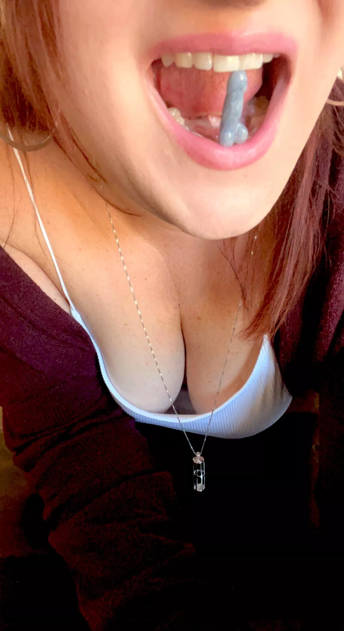 You bite size little bitch 😏 barely even a snack much less a full meal [Domme]