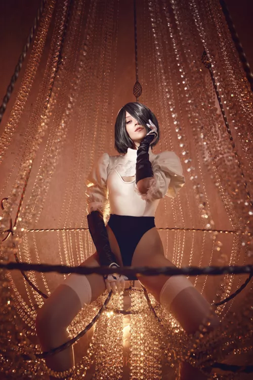 2P cosplay photoshoot by Dzikan (Nier Automata)