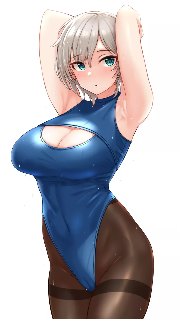 Anastasia Swimsuit And Pantyhose (Tomajiyama ) [Idolmaster]