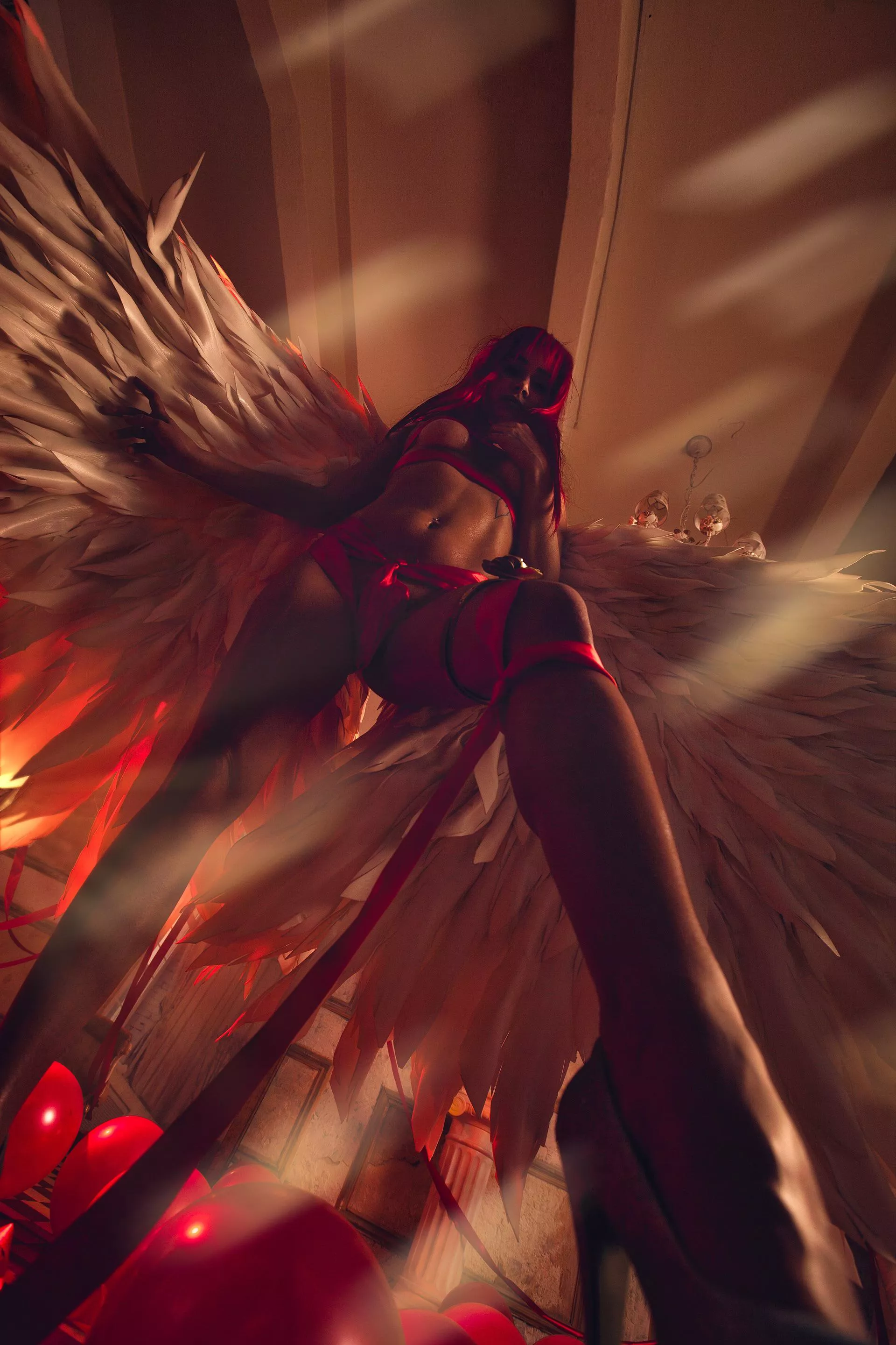 Angel shoot for Valentine day