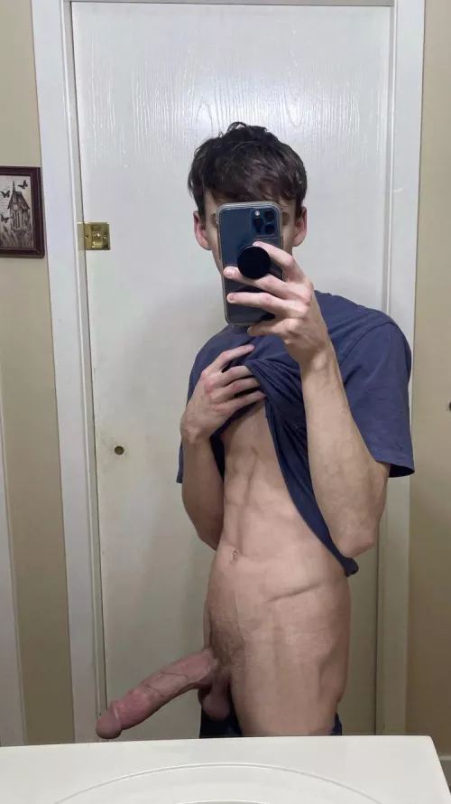 Another pic of my 19 year old cock