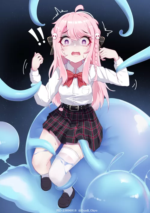 attacking by big monster