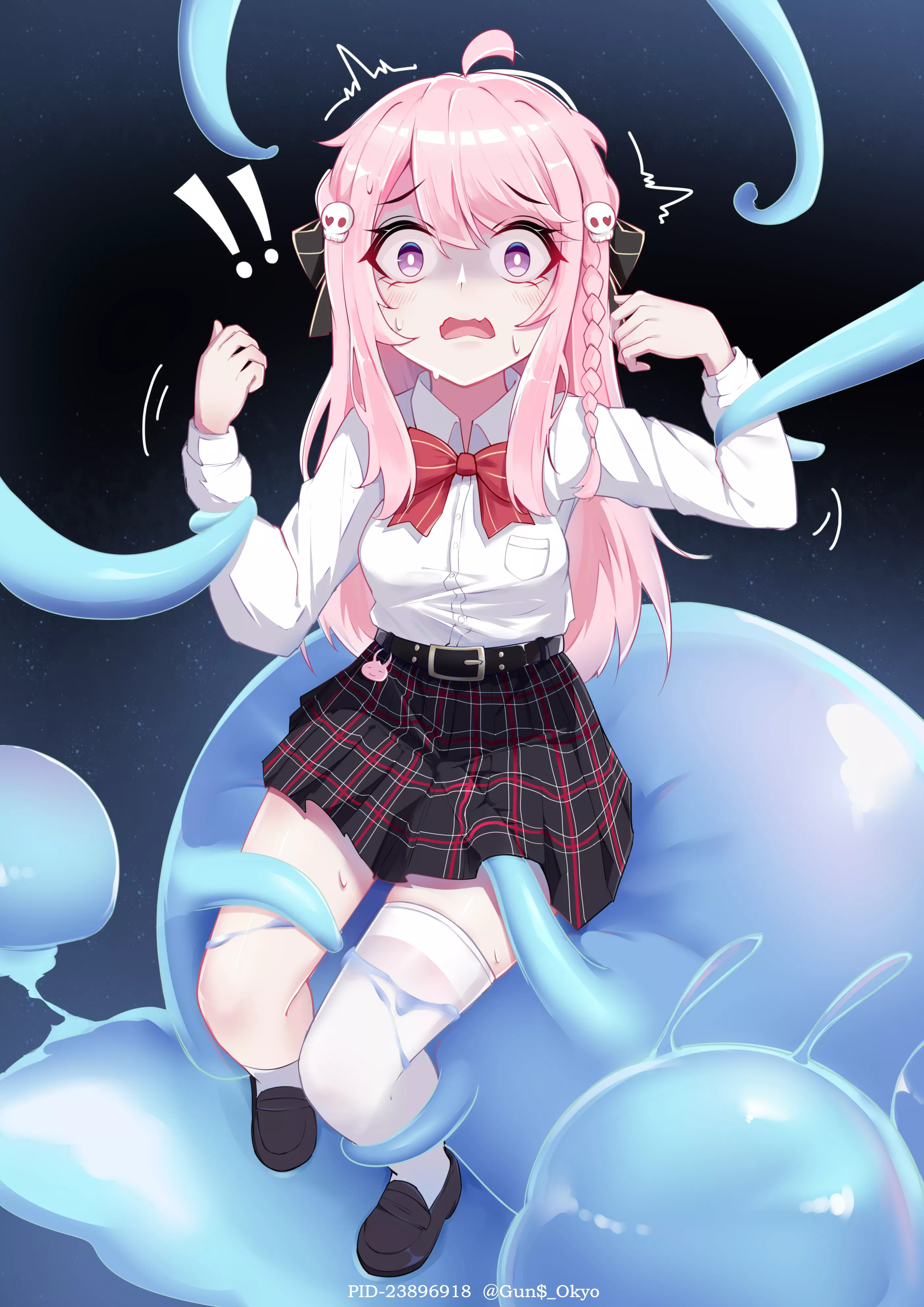 attacking by big monster