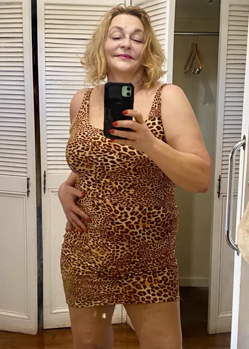 Cougar Tess in a Cougar Dress!
