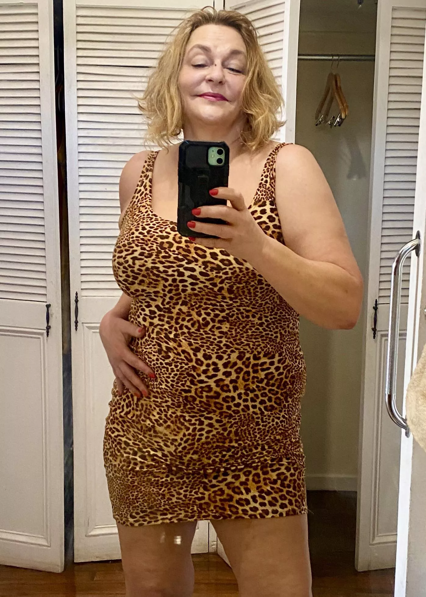 Cougar Tess in a Cougar Dress!