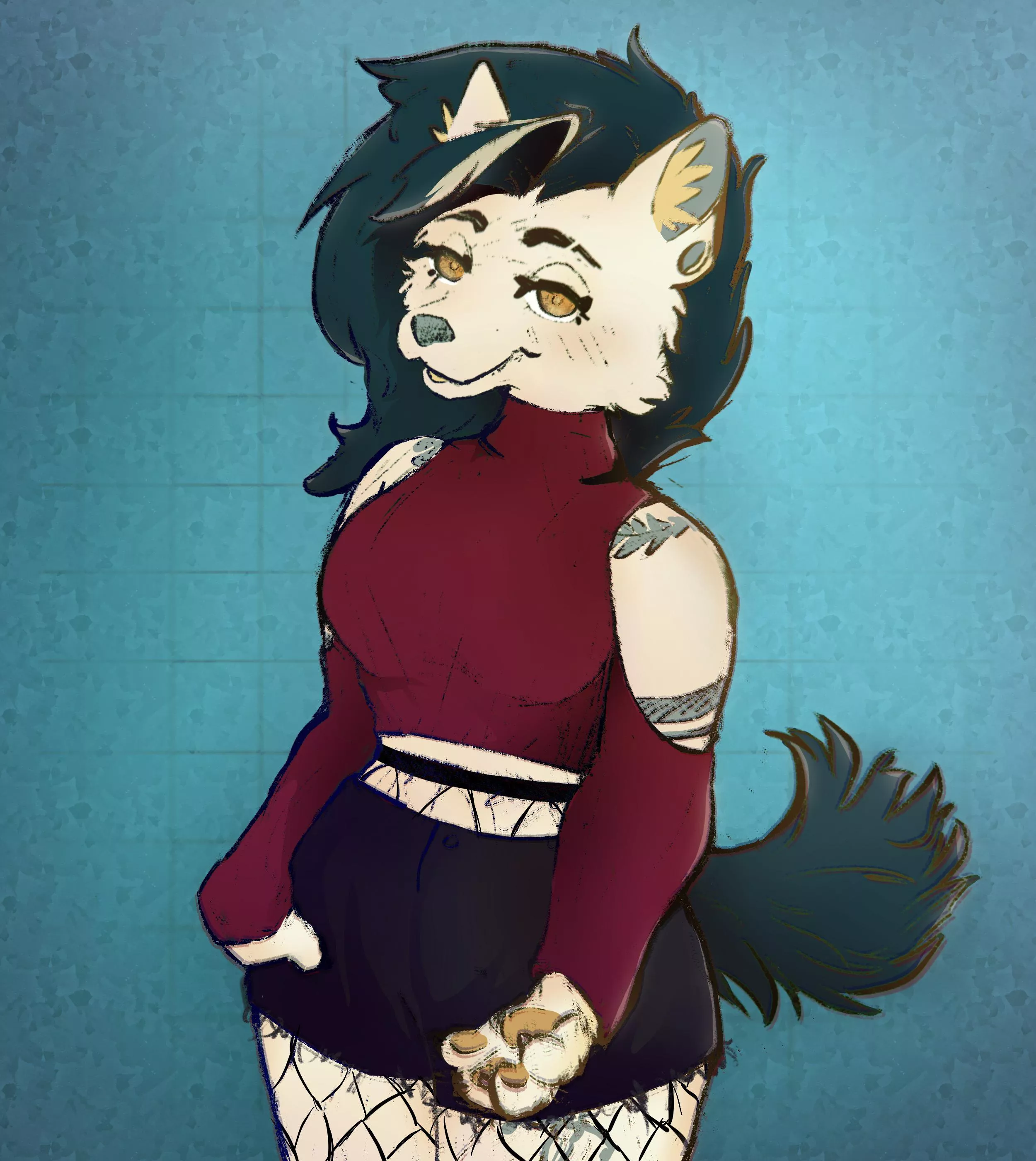 Finally got to draw my bb girl Rumi!!! Feels good to do some personal work 🥰